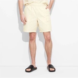 S74 NWT Original Use Men’s Pull On Cargo Utility Shorts - Size: Medium
